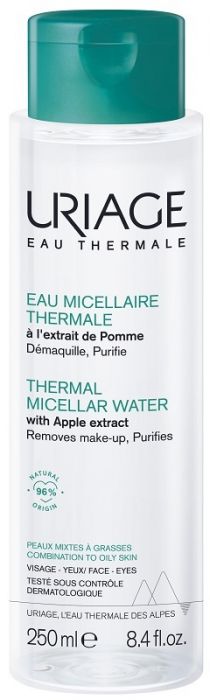 Uriage eau micellaire thermale pelli miste grasse flacone 250 ml