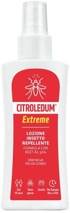 Citroledum lozione spray extreme deet 50% 100 ml