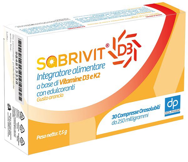 Sabrivit d3 30 compresse