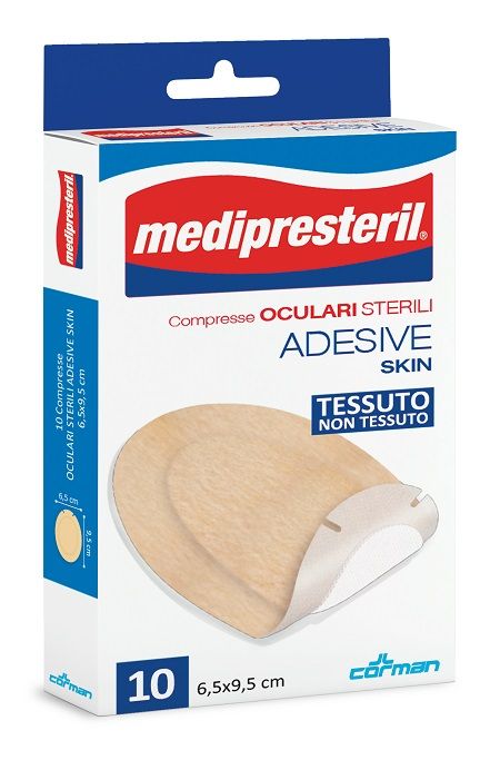 Medipresteril compressa oculare adesive skin 10 pezzi