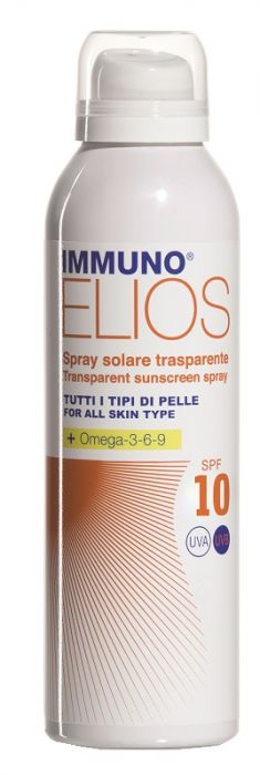 Immuno elios spray solare trasparente spf 10 150 ml