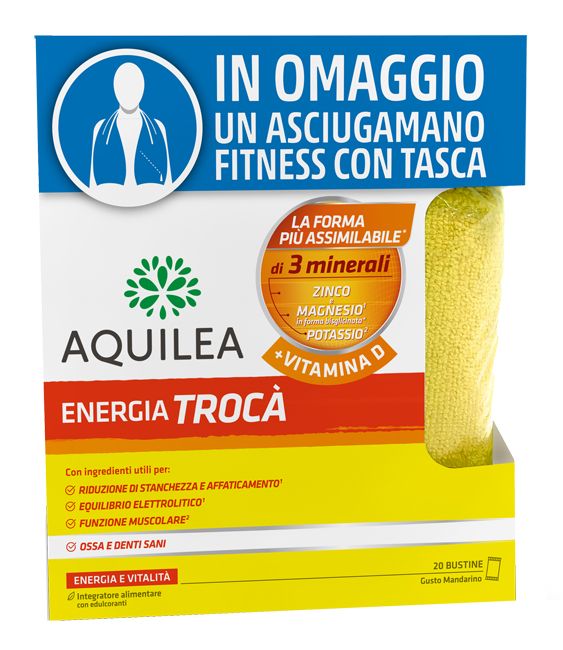 Aquilea energia troca' + vitamina d promopack 20 bustine