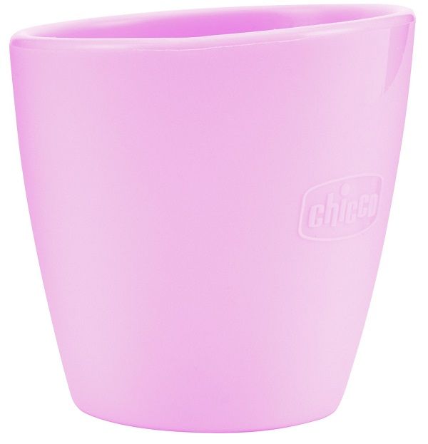 Chicco biberon silicone rosa 6 mesi+