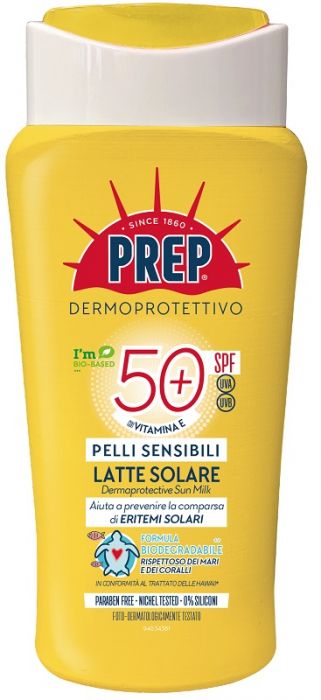 Prep latte solare pelli sensibili spf50+ eco 200 ml