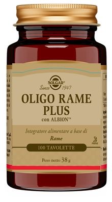 Oligo rame plus 100cpr solgar
