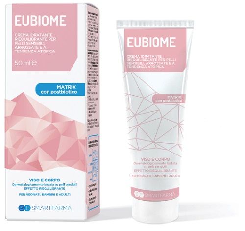 Eubiome crema idratante riequilibrante pelli sensibili arrossate tendenza atopica 150 ml
