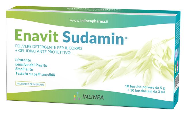 Enavit sudamin 10 bustine polvere da 5 g + 10 bustine gel da 5 ml
