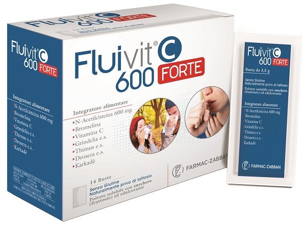 Fluivit c 600 forte 14 bustine