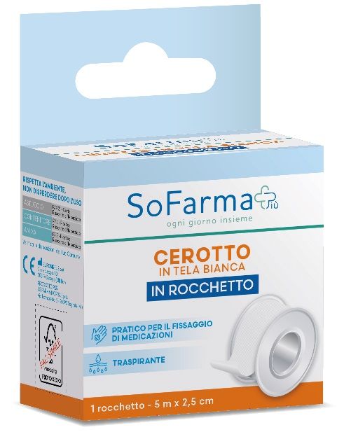 Rocchetto tela m 5x2,5 cm sofarmapiu'