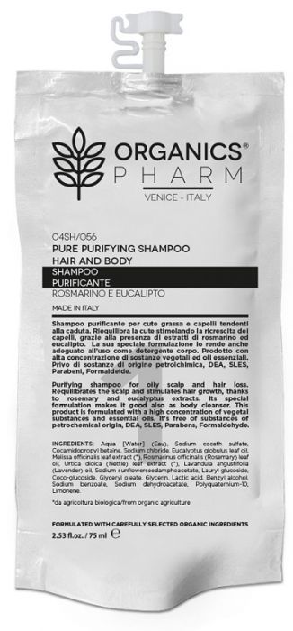 Organics pharm shampoo purificante 75 ml