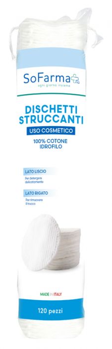 Dischetti struccanti 120 pezzi sofarmapiu'