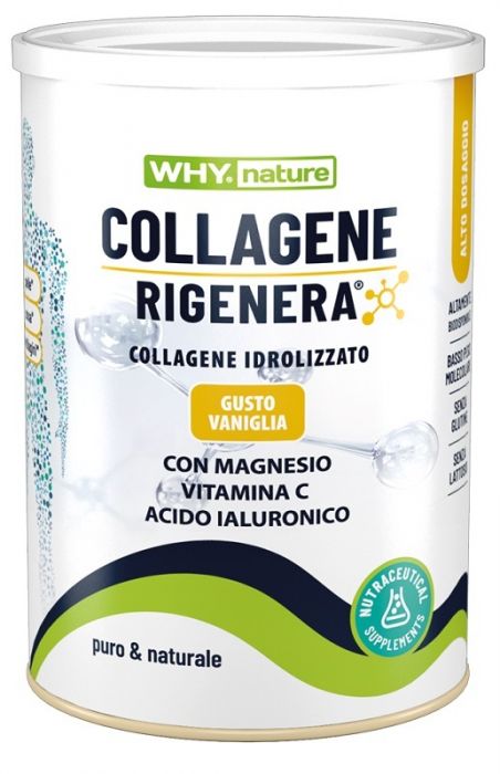 Whynature collagene rigenera vaniglia 333 g
