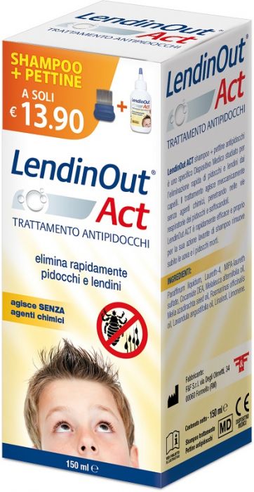 Lendinout act antipidocchi 150 ml