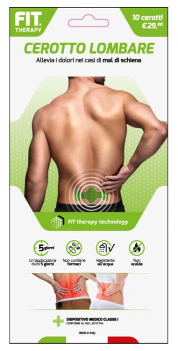 Fit therapy cerotto lombare 10 pezzi