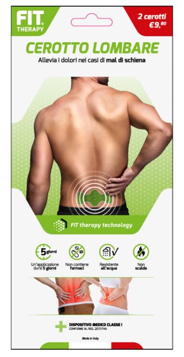 Fit therapy cerotto lombare 2 pezzi
