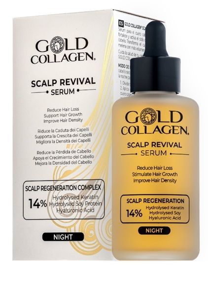 Gold collagen scalp revival serum 100 ml