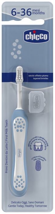 Chicco spazzolino 6 mesi+ azzurro