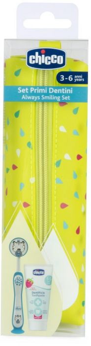 Chicco set dentale 3-6 years azzurro