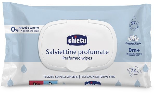 Chicco salviette 72 pezzi plaque
