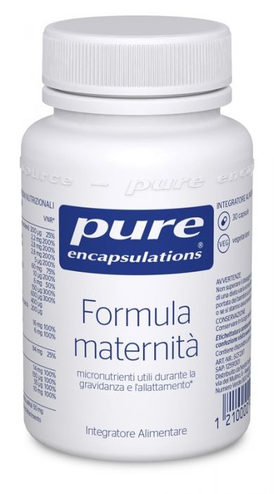 Pure encapsulations formula maternita' 30 capsule