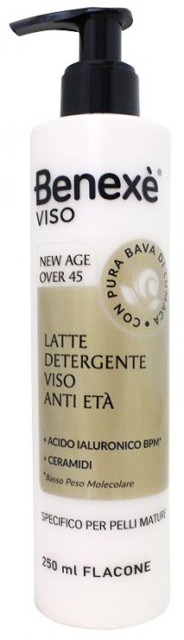 Benexe' viso latte detergente anti eta' over 45 per pelli mature 250 ml