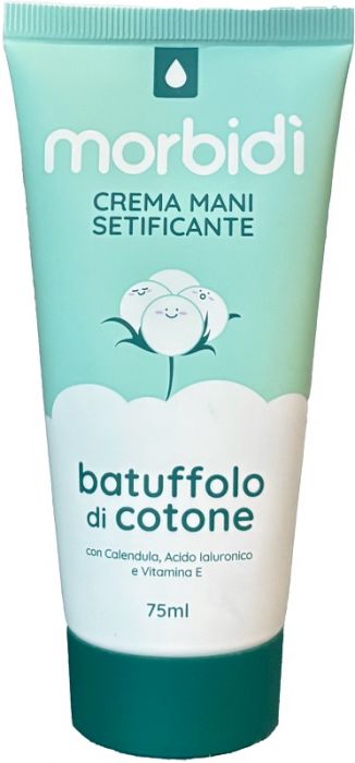 Morbidi' crema mani batuffolo di cotone 75 ml