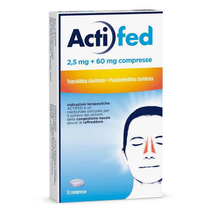 ACTIFED*12CPR 2,5MG+60MG