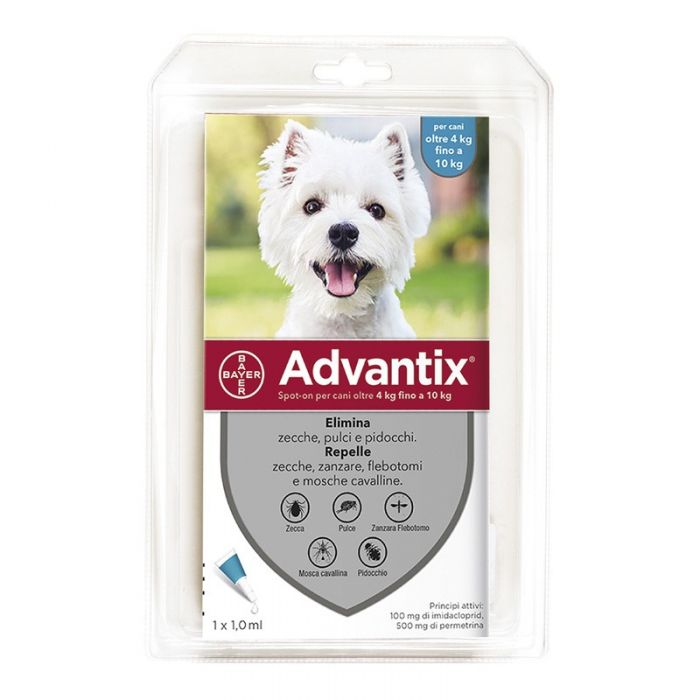 Advantix spot on*4pip 4-10kg