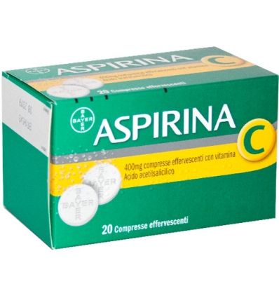 ASPIRINA C*20CPR EFF 400+240MG