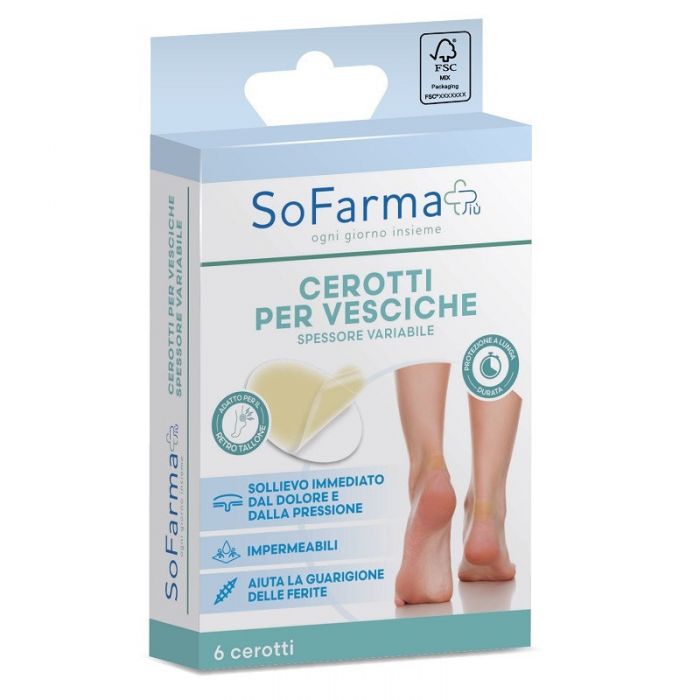 Cerotto vescica ovali 6pz sf+