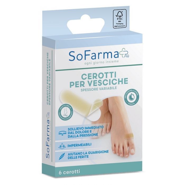 Cerotto vescica piccolo 6pz sf+