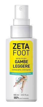 Zetafoot spray no gas gambe legg 100ml