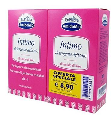 EUPHIDRA SCHIUMA INTIMA DETERGENTE 200 + 200 ML
