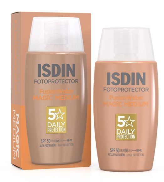 Fotoprotector fusion water magic color medium spf50