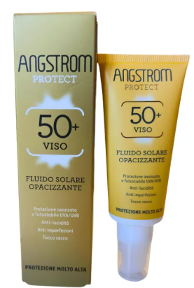 Angstrom fluido viso opacizzante 50+ 40 ml