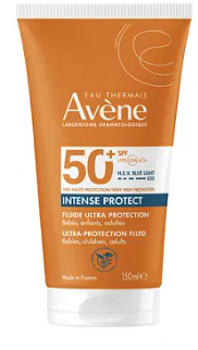 Eau thermale avene solare intense protect spf 50+ 150 ml nuovo pack