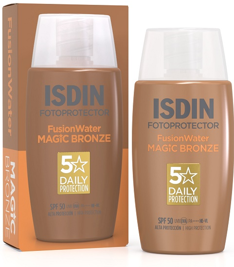 isdin Fusionwater magic color bronze spf50 50ml