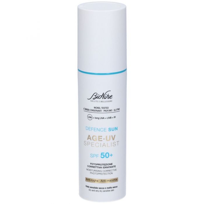 Defence sun age uv specialist 50+ fotoprotezione correttiva idratante 50 ml
