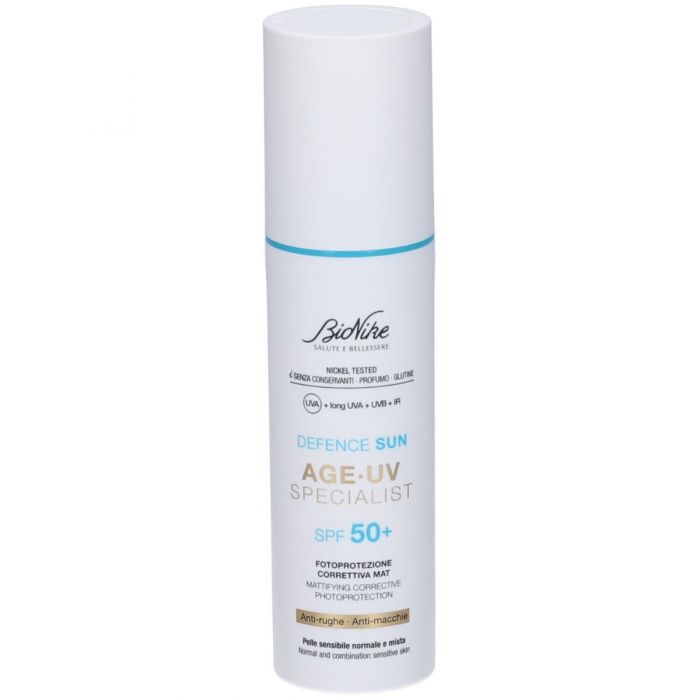 Defence sun age uv specialist 50+ fotoprotezione correttiva mat 50 ml