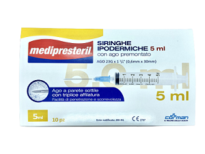 MEDIPRESTERIL SIRINGA 5ML