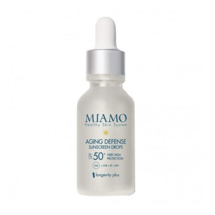 Miamo  aging defense sunscreen drops spf 50+ gold 30ml