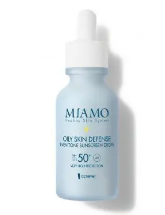 Miamo acnever oily skin defense sunscreen drops spf 50+ 30ml