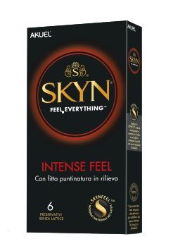 PROFILATTICO ANSELL AKUEL SKYN INTENSE FEEL B 6 PEZZI