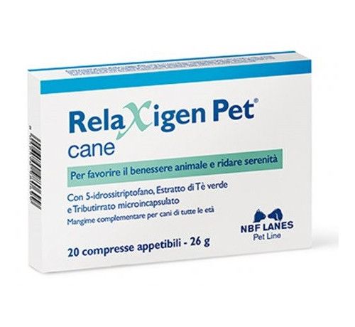 Relaxigen pet cane blister 20 compresse appetibili