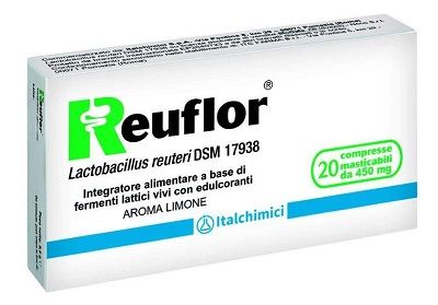 REUFLOR 20 COMPRESSE MASTICABILI AROMA LIMONE