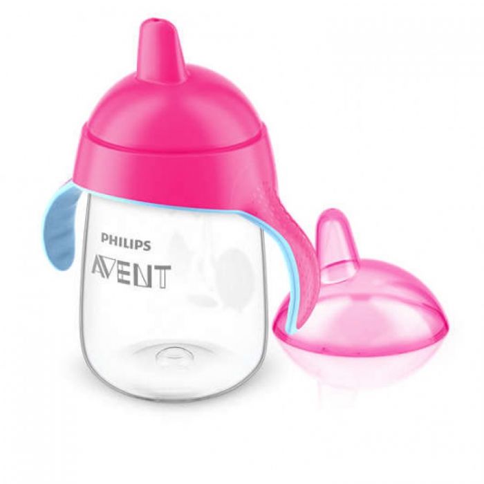 AVENT TAZZA CON BECCUCCIO DECORATA ROSA 340 ML