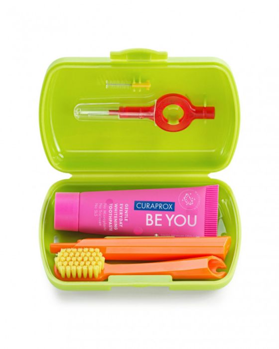 Curaprox travel set green