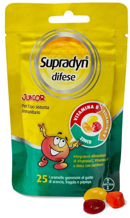 SUPRADYN DIFESE JUNIOR 25 CARAMELLE GOMMOSE