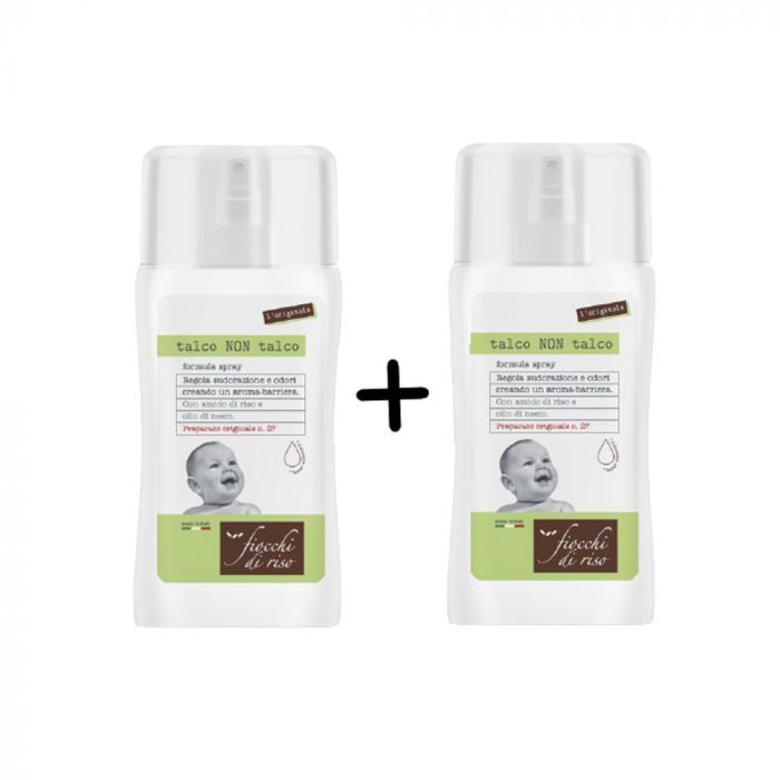 FIOCCHI DI RISO BIPACCO TALCO NON TALCO SPRAY 100ML