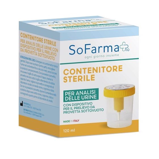 Contenitore urina sottovuoto da 120 ml sofarmapiu'